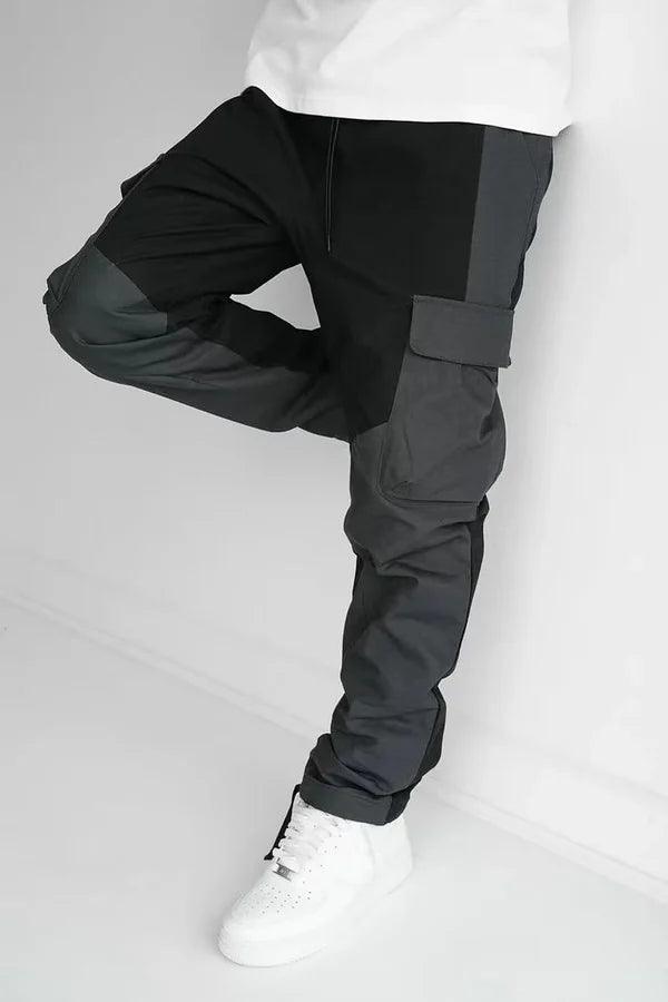 Pantalones Cargo Hombre con Bolsillos Laterales - High Trend Coture