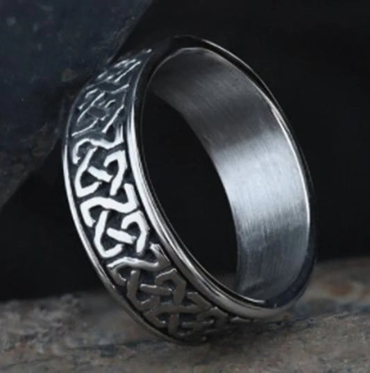 Viking Stainless Steel Ring - High Trend Coture