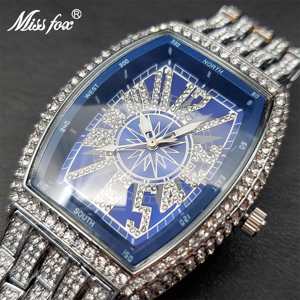 Iced Out Watch For Men - High Trend Coture