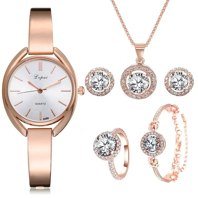 Crystal Watch Set - High Trend Coture