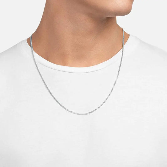 Men's Curb Cuban Chain Necklace - High Trend Coture