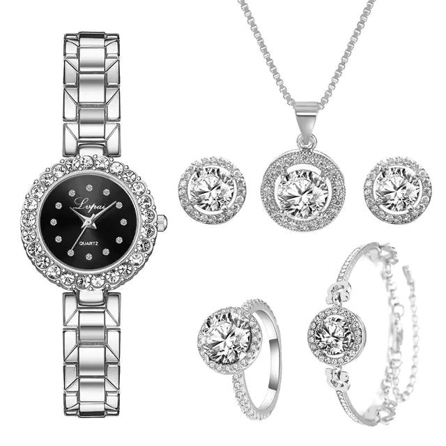 Crystal Watch Set - High Trend Coture