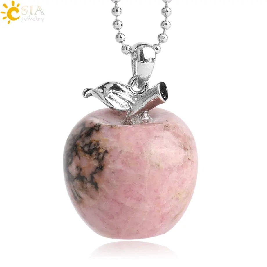 Crystal Apple Pendants - High Trend Coture