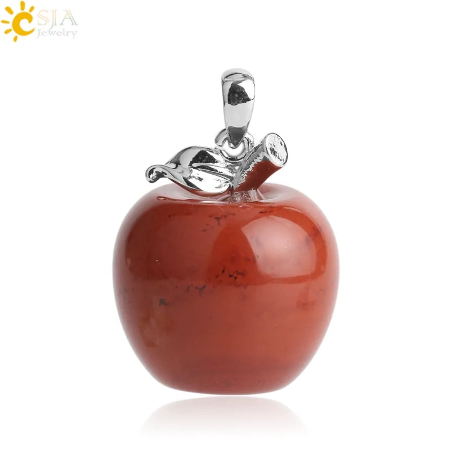 Crystal Apple Pendants - High Trend Coture