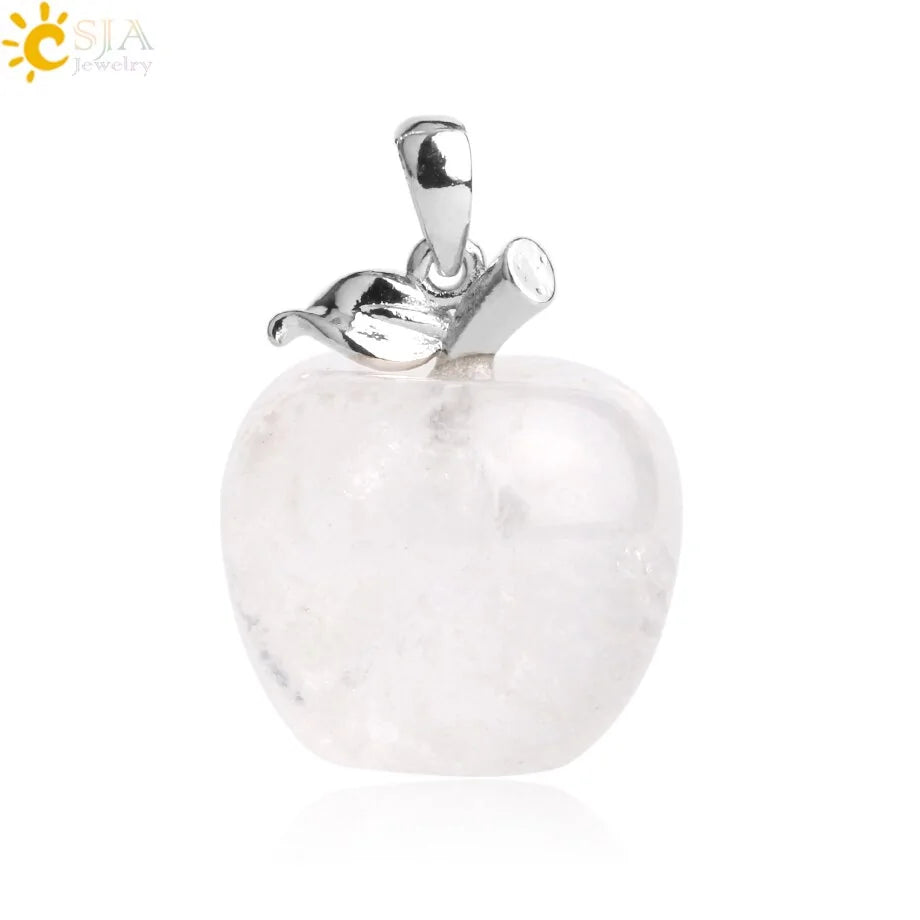 Crystal Apple Pendants - High Trend Coture