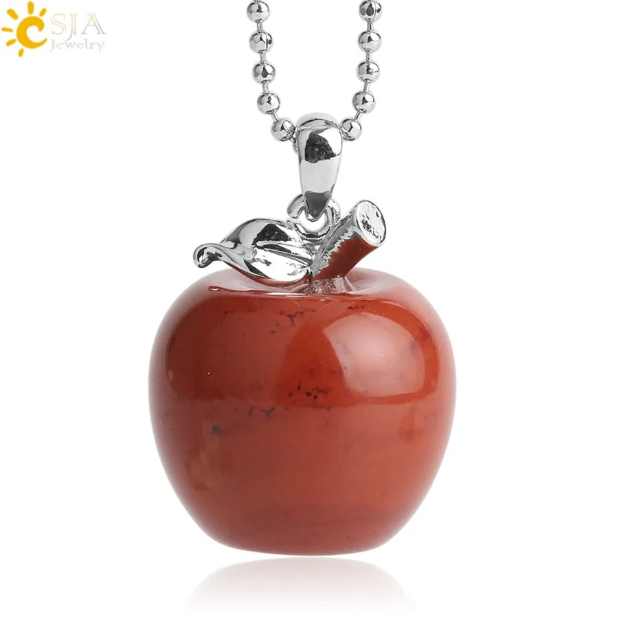 Crystal Apple Pendants - High Trend Coture