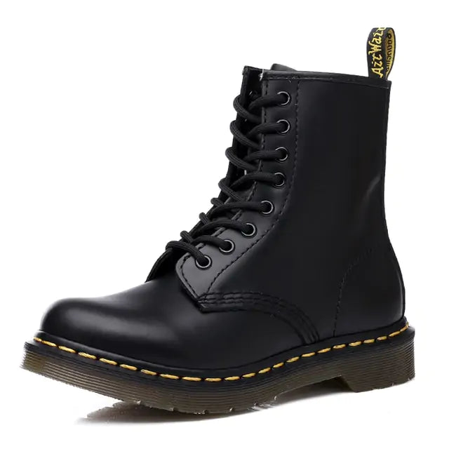 Botas Estilo Dr.Martens de Piel - High Trend Coture