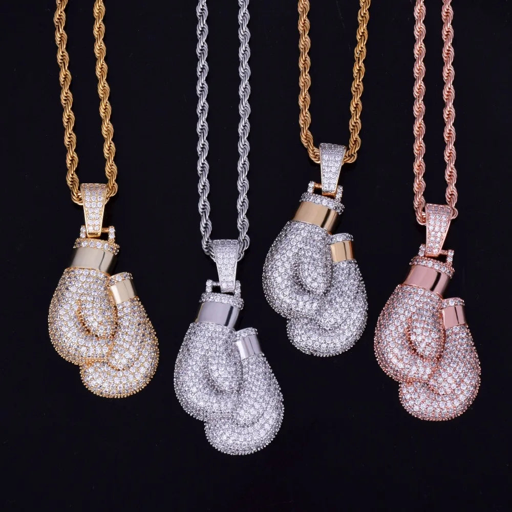 Boxing Gloves Pendant Necklace - High Trend Coture