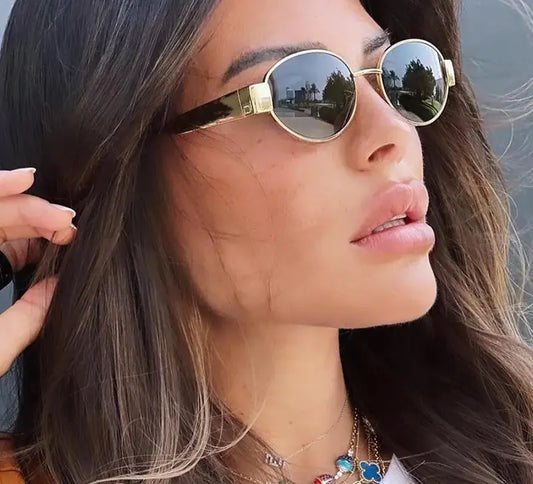 Oval Luxe Sunglasses - High Trend Coture