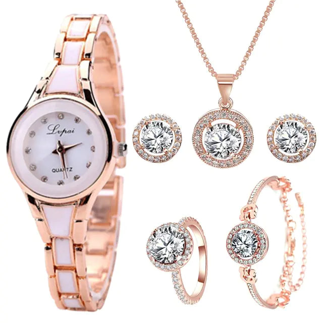 Crystal Watch Set - High Trend Coture