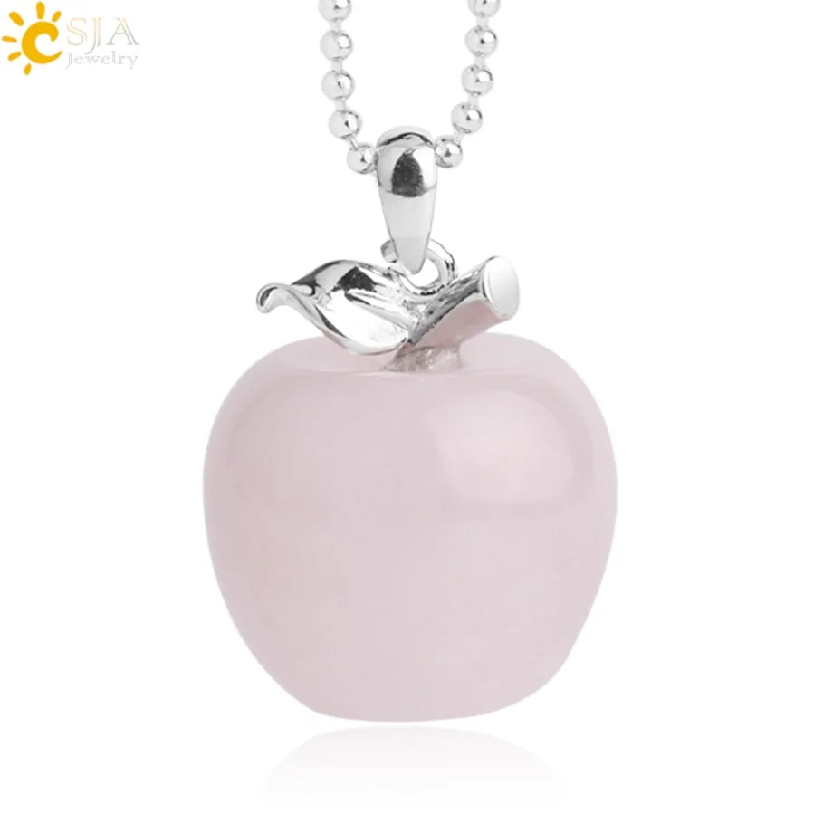 Crystal Apple Pendants - High Trend Coture