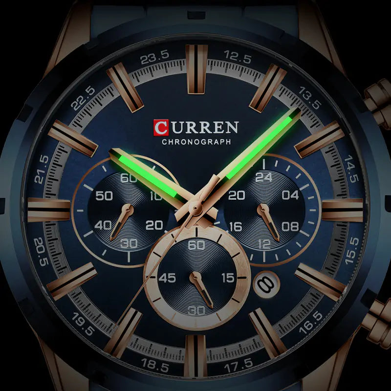 CURREN Men Quartz Watch Top Brand - High Trend Coture