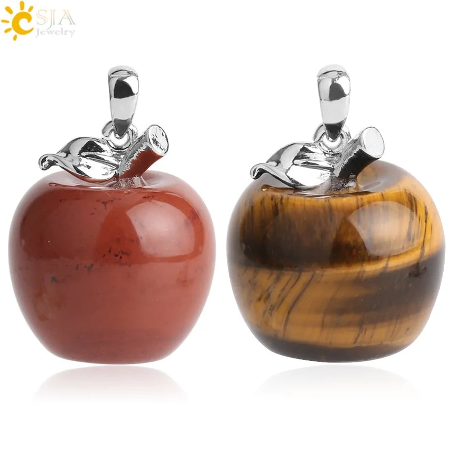 Crystal Apple Pendants - High Trend Coture