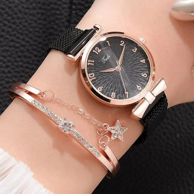 Luxury Magnetic Quartz Bracelet Watches - High Trend Coture