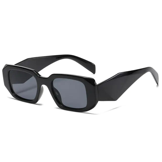 Small Polygon Rectangle Sunglasses - High Trend Coture