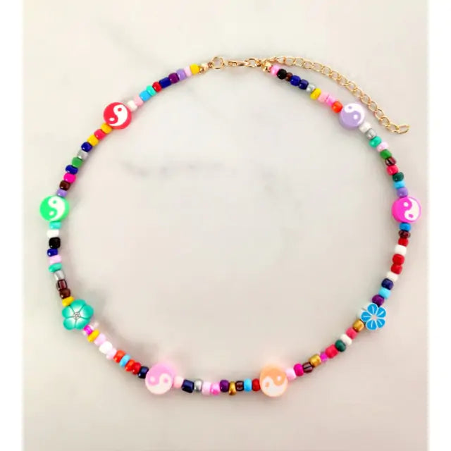 Acrylic Fruit Heart Beads Chain Necklaces - High Trend Coture