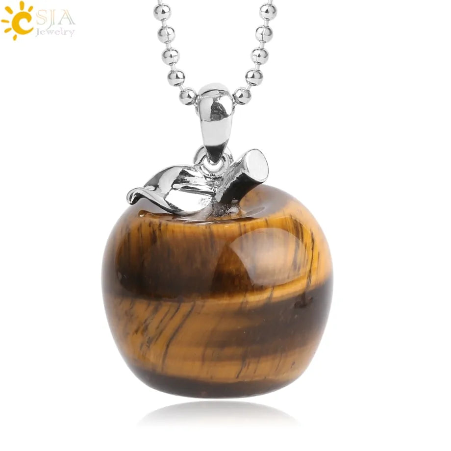 Crystal Apple Pendants - High Trend Coture