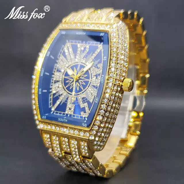 Iced Out Watch For Men - High Trend Coture