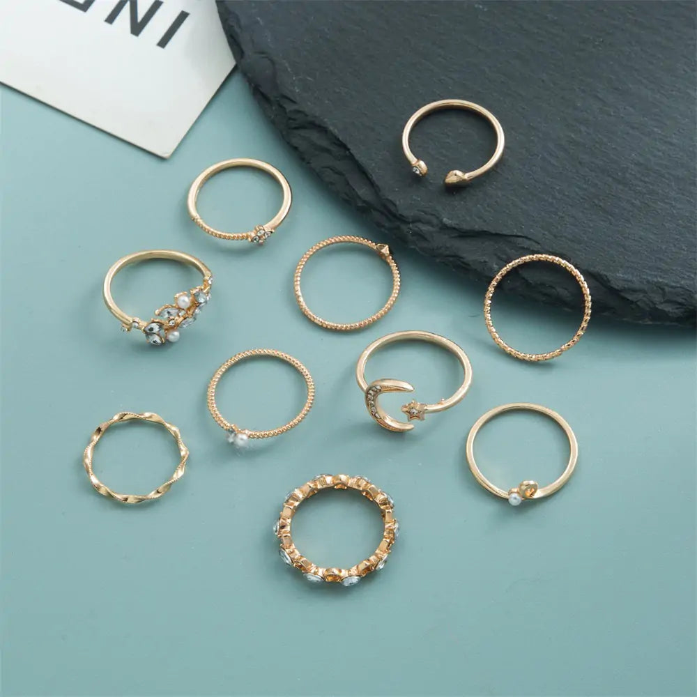 Bohemian Chain Rings - High Trend Coture