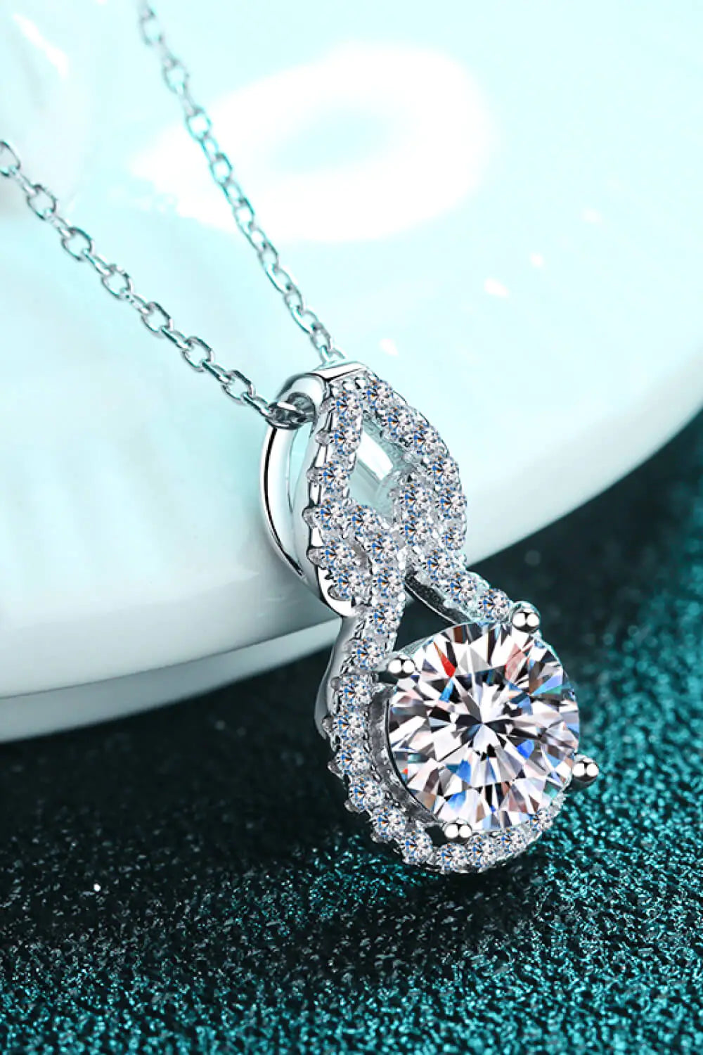 Carat Moissanite Pendant Necklace - High Trend Coture