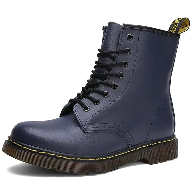 Botas Estilo Dr.Martens de Piel - High Trend Coture