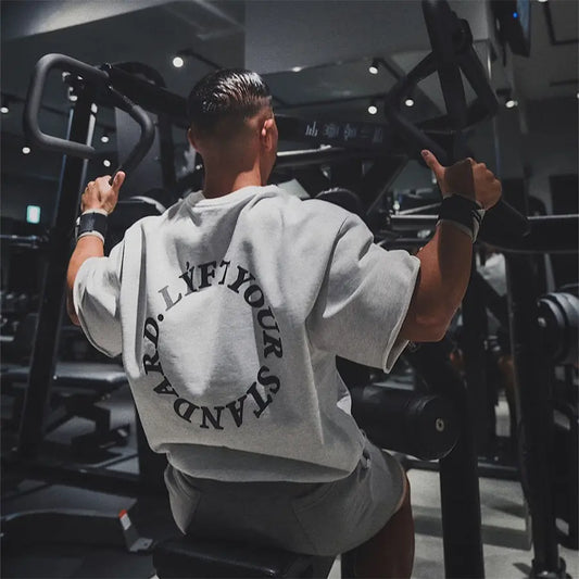 Camiseta Oversize Gym con Bolsillos - High Trend Coture