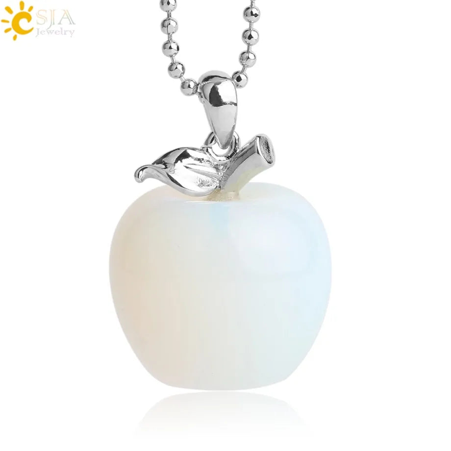 Crystal Apple Pendants - High Trend Coture