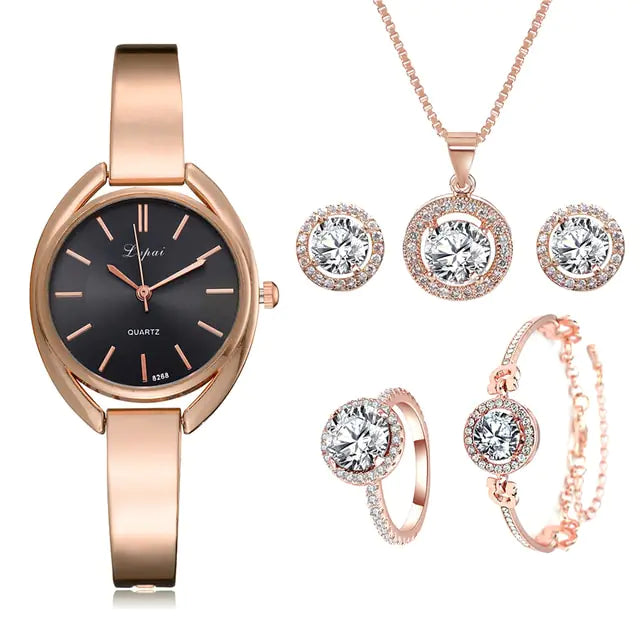 Crystal Watch Set - High Trend Coture