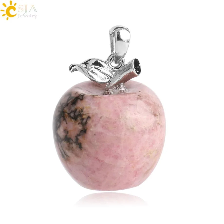 Crystal Apple Pendants - High Trend Coture