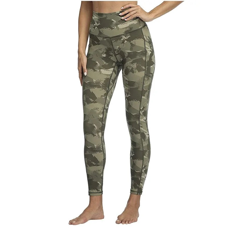 Leggings con Bolsillos en Estampados de Estilo Camuflaje - High Trend Coture