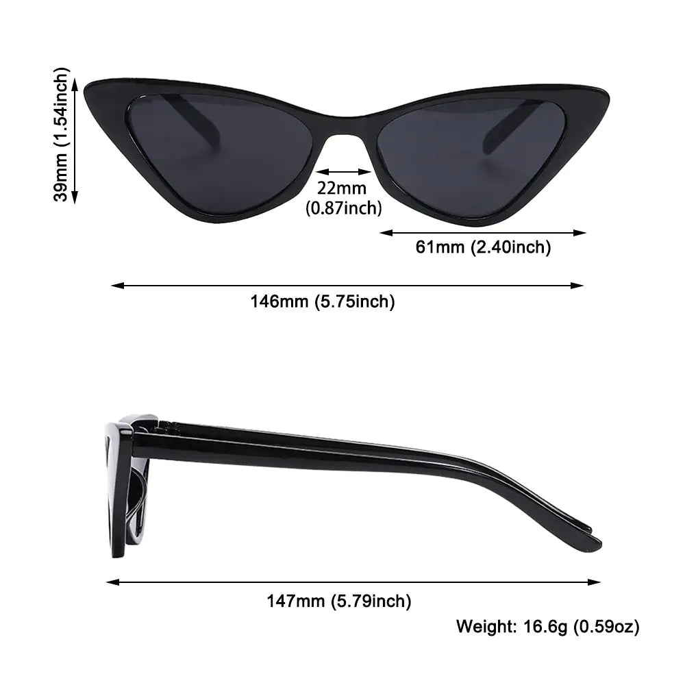 2022 New Vintage Cat Eye Sunglasses - High Trend Coture