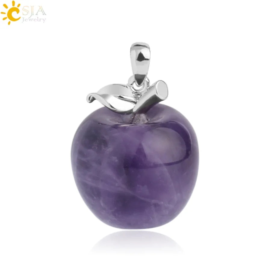 Crystal Apple Pendants - High Trend Coture