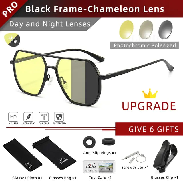 Aluminum Photochromic Sunglasses - High Trend Coture