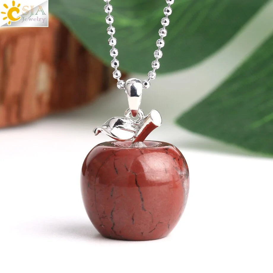 Crystal Apple Pendants - High Trend Coture