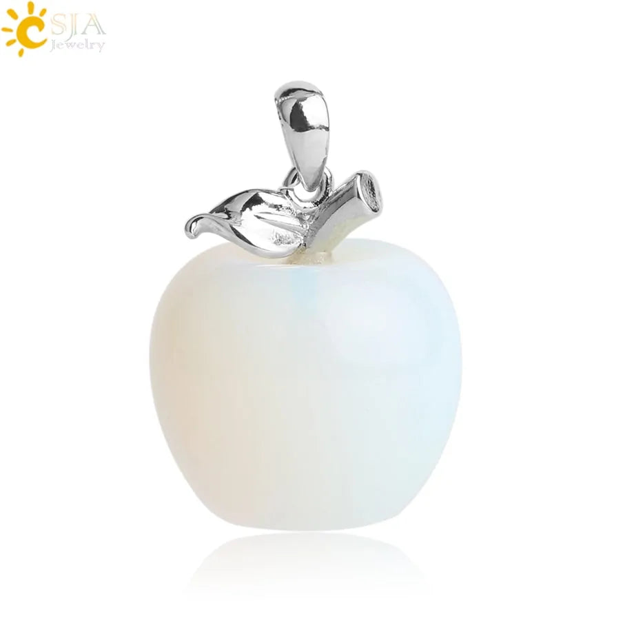 Crystal Apple Pendants - High Trend Coture