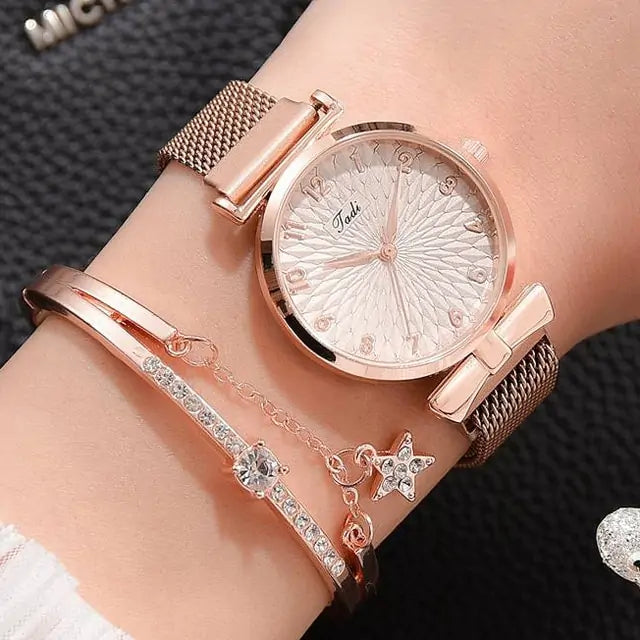 Luxury Magnetic Quartz Bracelet Watches - High Trend Coture