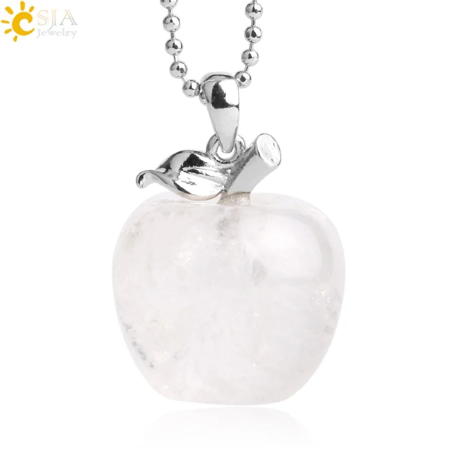 Crystal Apple Pendants - High Trend Coture