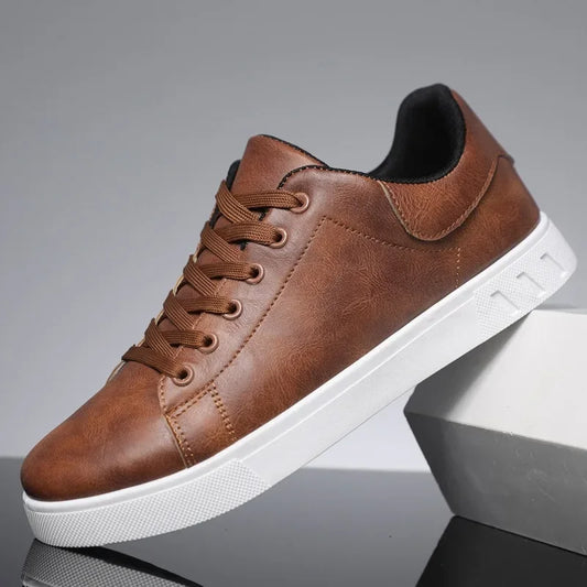 Zapatillas de Vestir de Cuero para Hombre Casual Estilo Británico