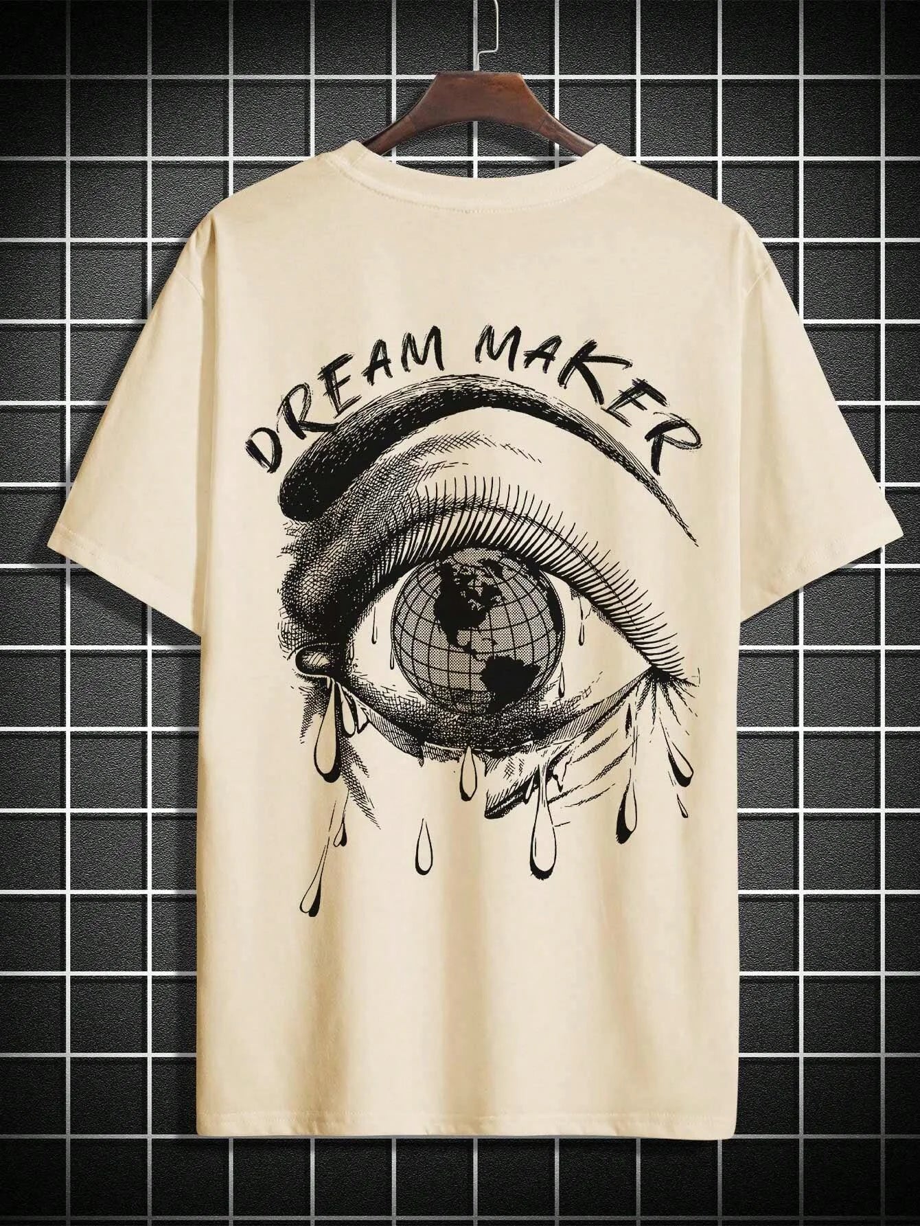 Camiseta de Manga Corta con Estampado Dream Maker Informal - High Trend Coture