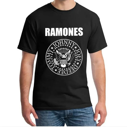 Camiseta Punk Rock Ramones Logo Oficial - High Trend Coture