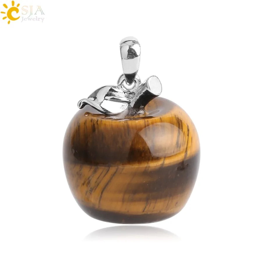 Crystal Apple Pendants - High Trend Coture