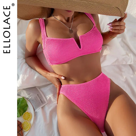 Bikini Push-Up Sexy con Escote en V - High Trend Coture