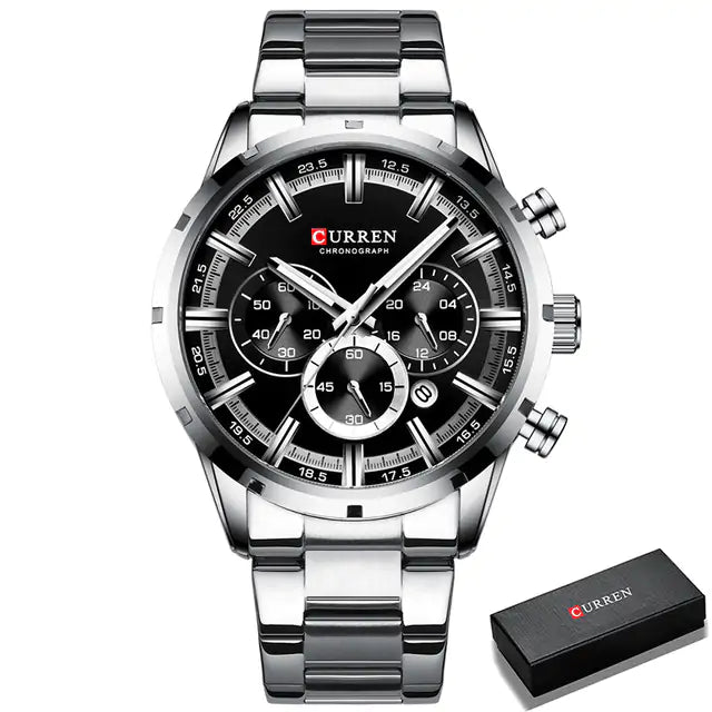 CURREN Men Quartz Watch Top Brand - High Trend Coture