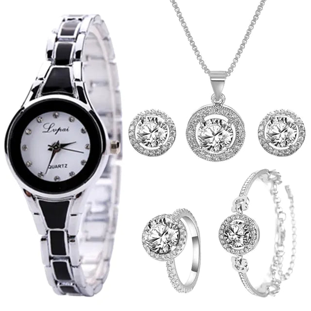 Crystal Watch Set - High Trend Coture