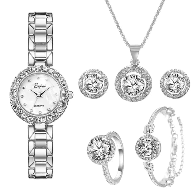 Crystal Watch Set - High Trend Coture