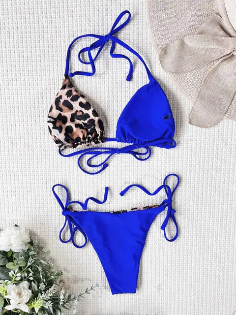 Bikini de 2 Piezas con Estampado de Leopardo - High Trend Coture