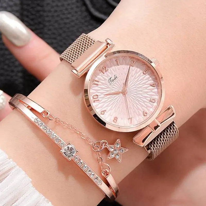 Luxury Magnetic Quartz Bracelet Watches - High Trend Coture