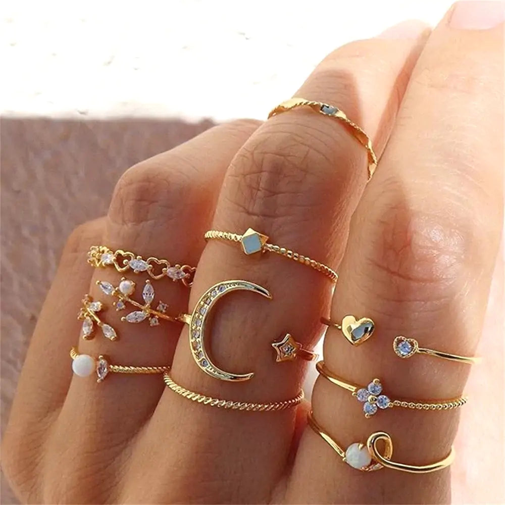 Bohemian Chain Rings - High Trend Coture