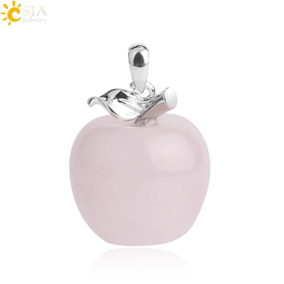 Crystal Apple Pendants - High Trend Coture