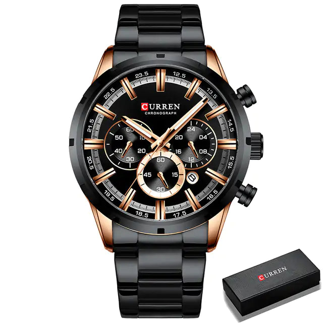 CURREN Men Quartz Watch Top Brand - High Trend Coture